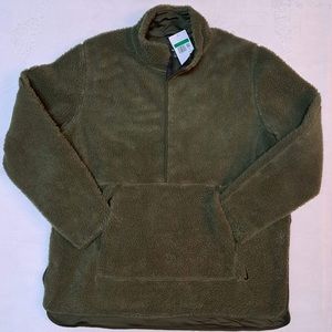 Nike Olive Green Fleece Sweatshirt
